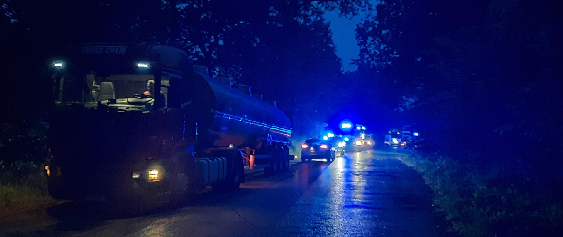 Wyciek fosforu z cysterny