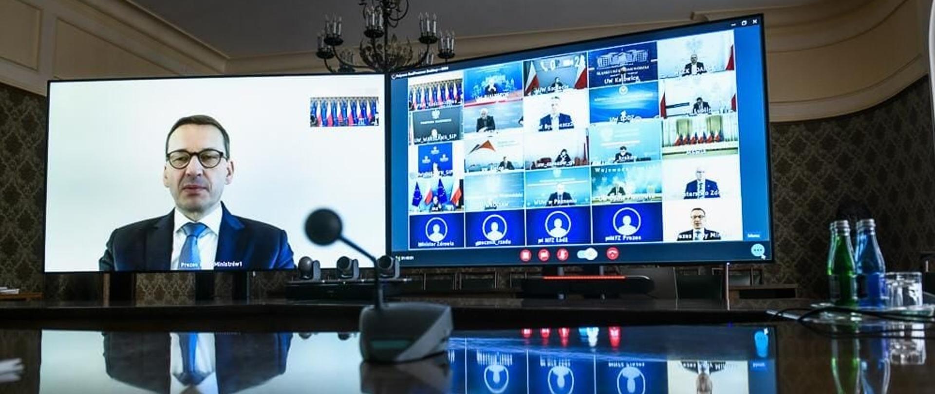 Odprawa wojewodów z premierem Morawieckim na temat sytuacji epidemicznej