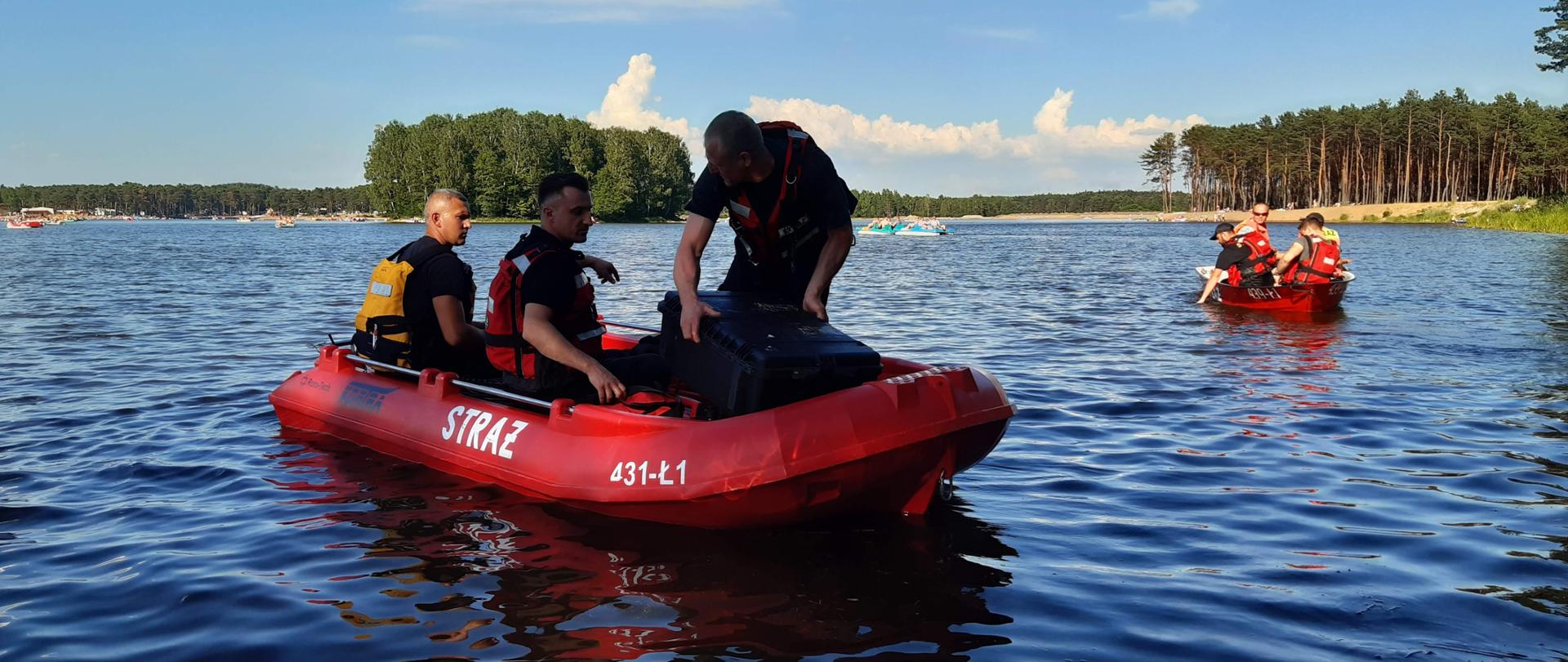 poszukiwania topielców w Sielpi