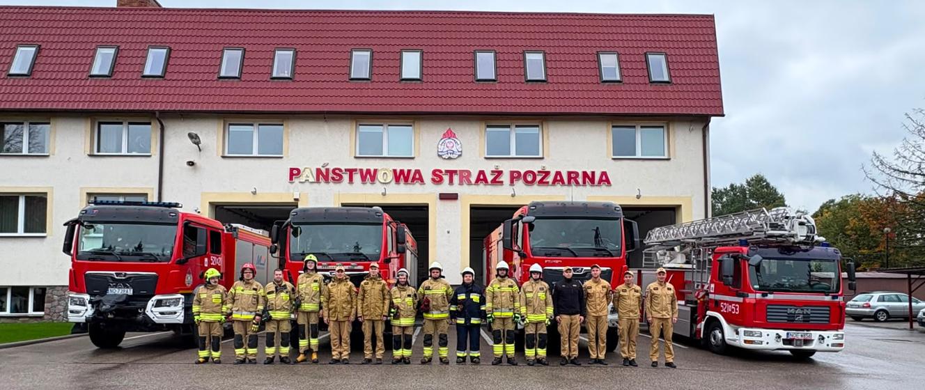 Zakończenie kursu kierowcy-konserwatora sprzętu ratowniczego OSP
