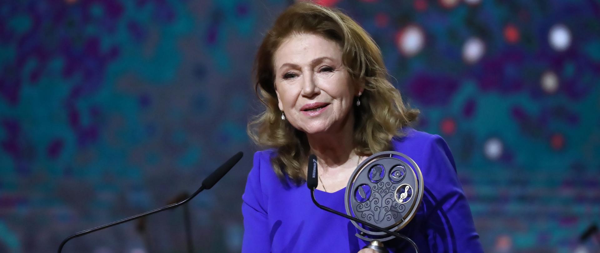 Halina Frąckowiak, fot. PAP/Tomasz Gzell