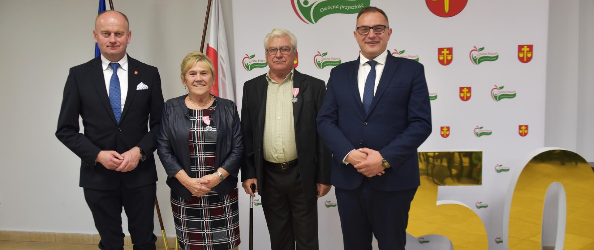 Małżonkowie z Gminy Pniewy świętowali 50-lecie pożycia małżeńskiego 