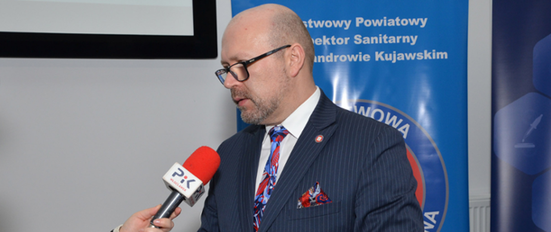 Rozmowa z PWIS w Bydgoszczy na konferencji "Stosuj profilaktykę i wygraj z rakiem" we Włocławku