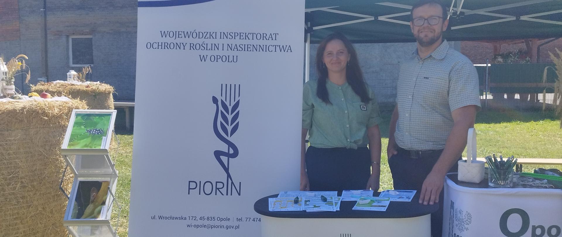 Stoisko edukacyjno-informacyjne Opolskiego Wojewódzkiego Inspektoratu Ochrony Roślin i Nasiennictwa