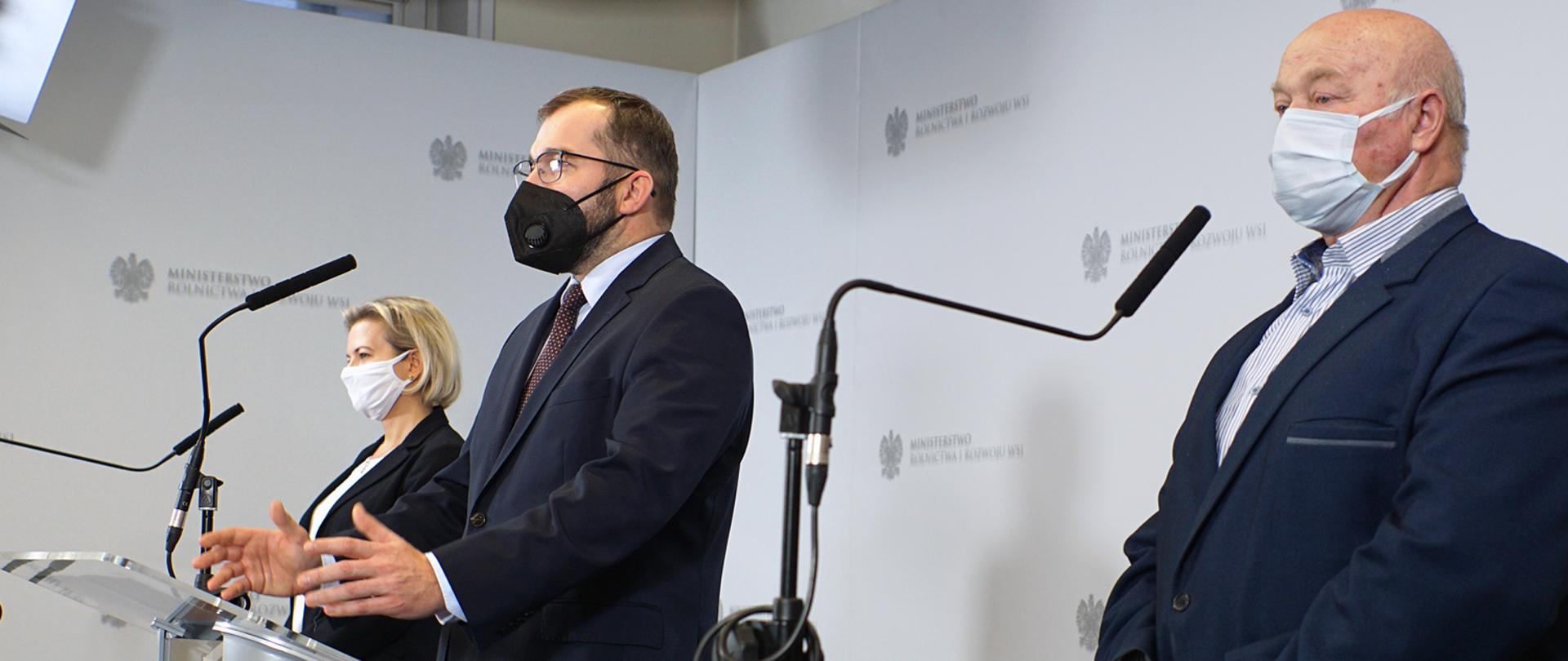 Główne Konferencja prasowa po spotkaniu z przedstawicielami rolników (fot. MRiRW)