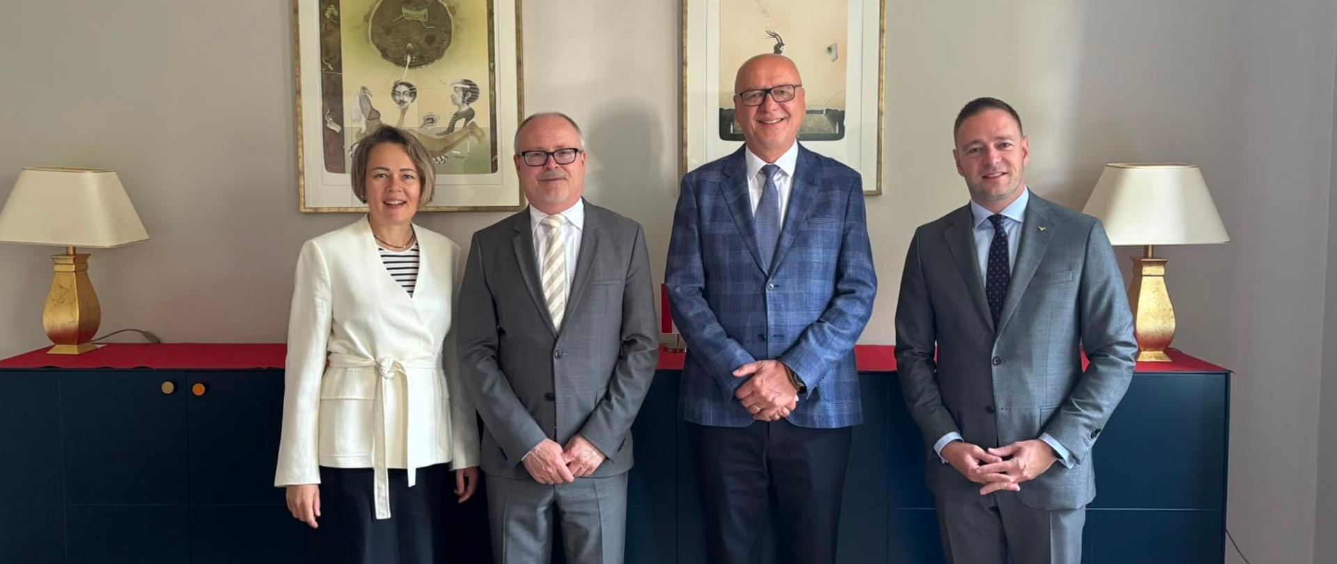 Working breakfast of ambassadors of the Visegrád Group countries in Stockholm