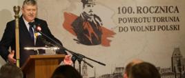 Uroczysta sesja Rady Miasta Torunia z okazji 100. rocznicy powrotu Torunia do Polski