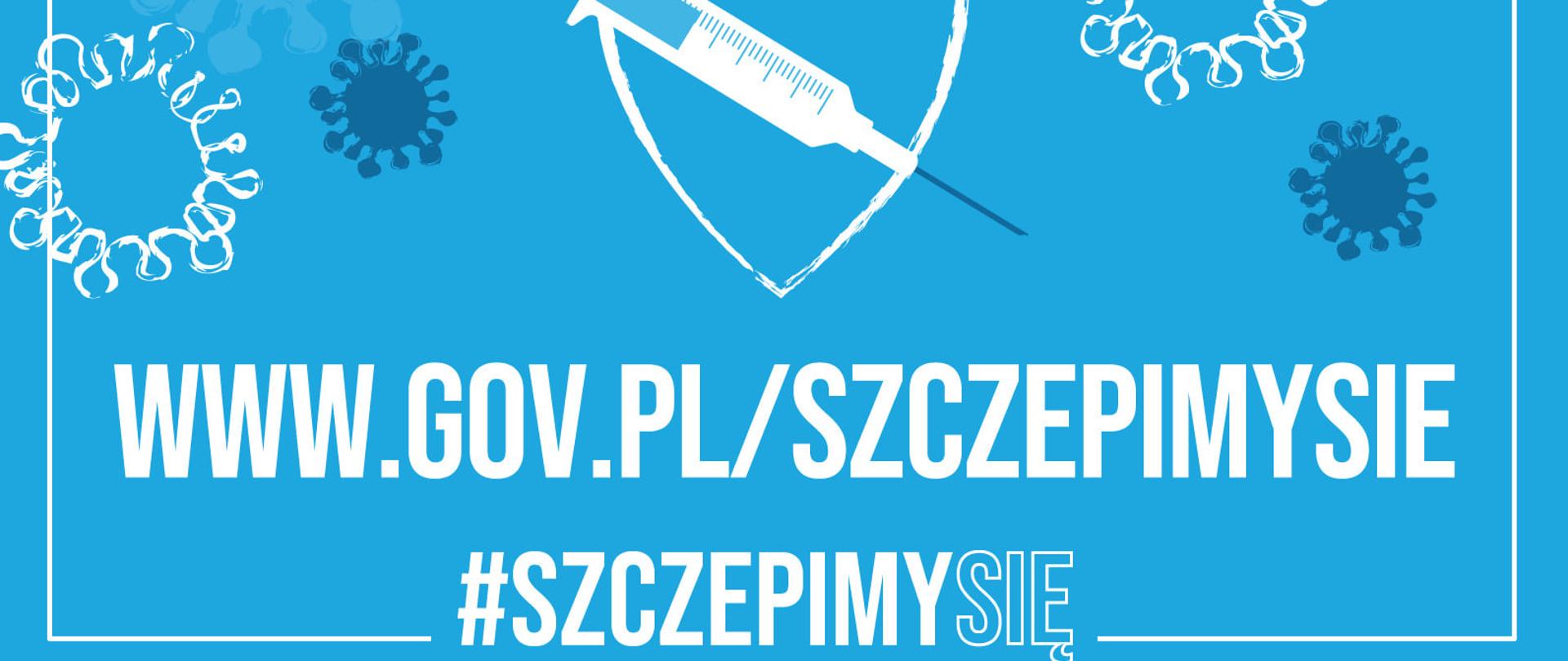 plakat informacyjny dot. szczepień COVID-19 