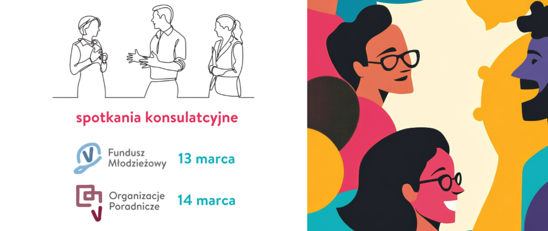 Zaproszenie organizacji pozarządowych na spotkania konsultacyjne Rządowego Programu Wspierania Rozwoju Organizacji Poradniczych oraz Funduszu Młodzieżowego