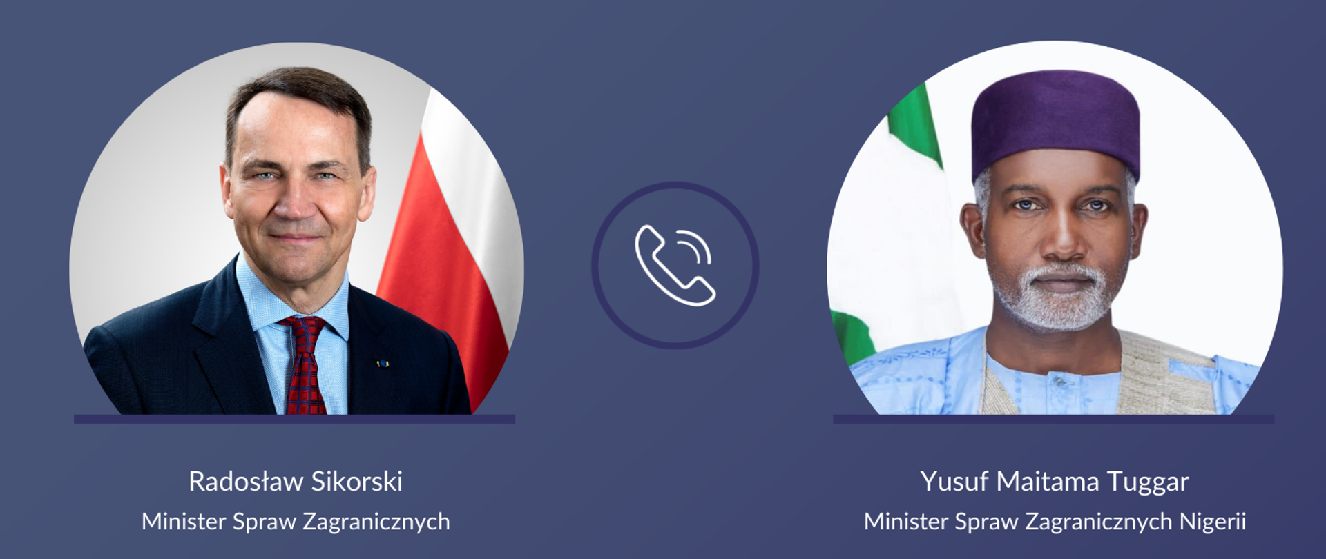 Rozmowa Ministra Radosława Sikorskiego z Ministrem Spraw Zagranicznych Nigerii