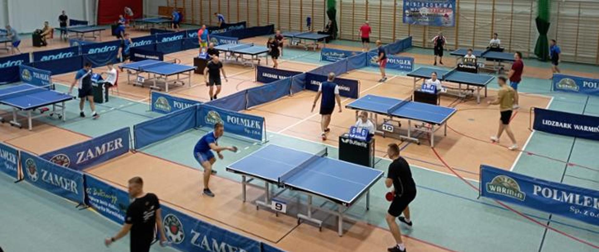 XXIV Mistrzostwa Województwa Warmińsko-Mazurskiego Strażaków PSP w Tenisie Stołowym