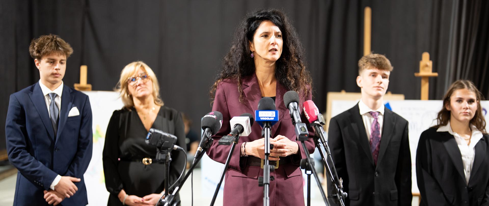 Briefing prasowy w Wałbrzychu