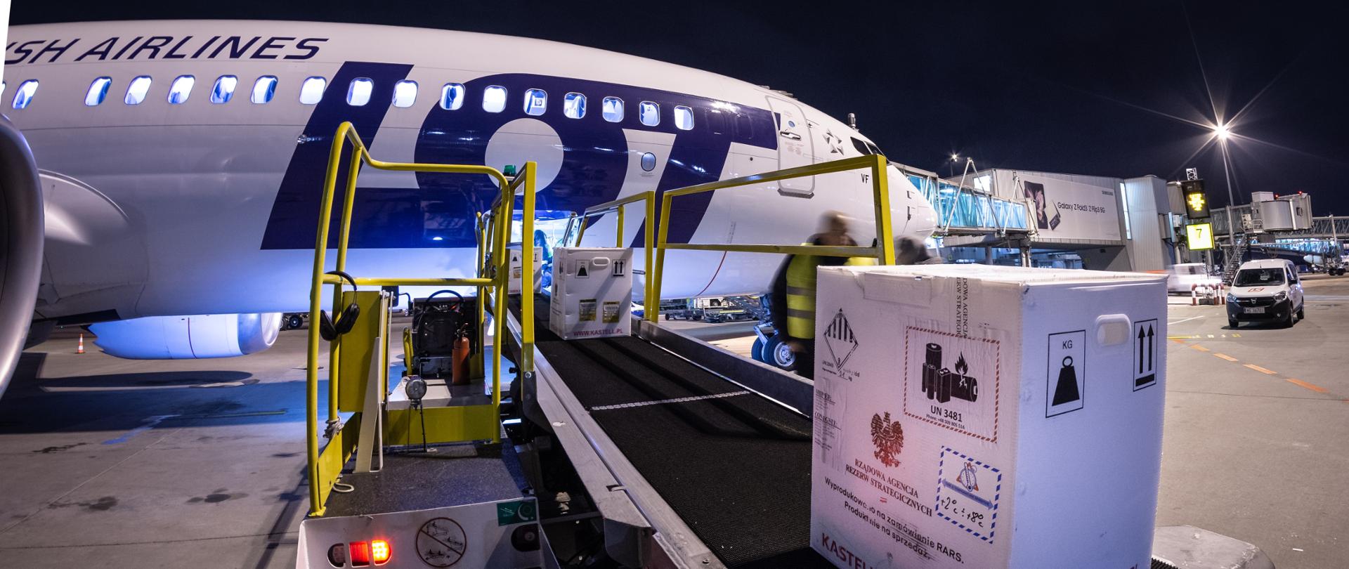 Przekazanie szczepionek dla Gruzji