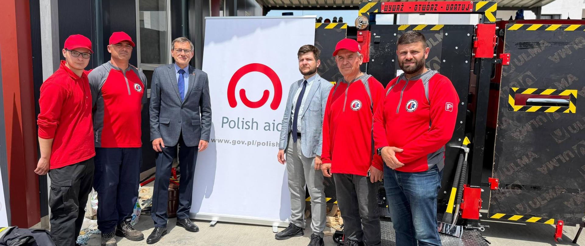 Szkolenie albańskich strażaków w ramach projektu „Polskiej Pomocy” w Albanii