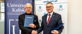 Podpisanie porozumienia o współpracy między Uniwersytetem Kaliskim a Wodami Polskimi, 20.10.2026 r.