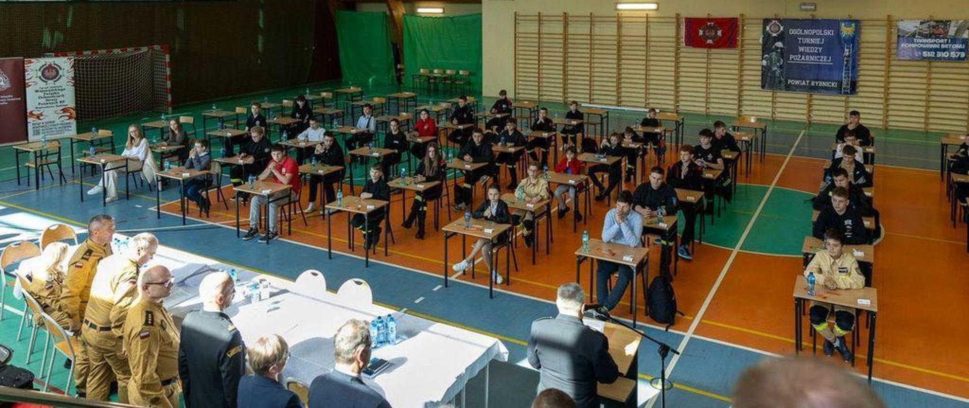 Image 1 - Wojewódzkie Eliminacje Ogólnopolskego Turnieju Wiedzy Pożarniczej „Młodzież Zapobiega Pożarom” 