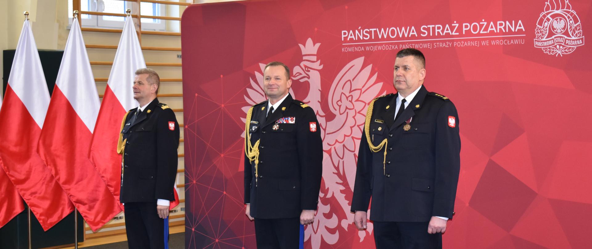 Pożegnanie ze służbą oraz przekazanie obowiązków Dolnośląskiego Komendanta Wojewódzkiego