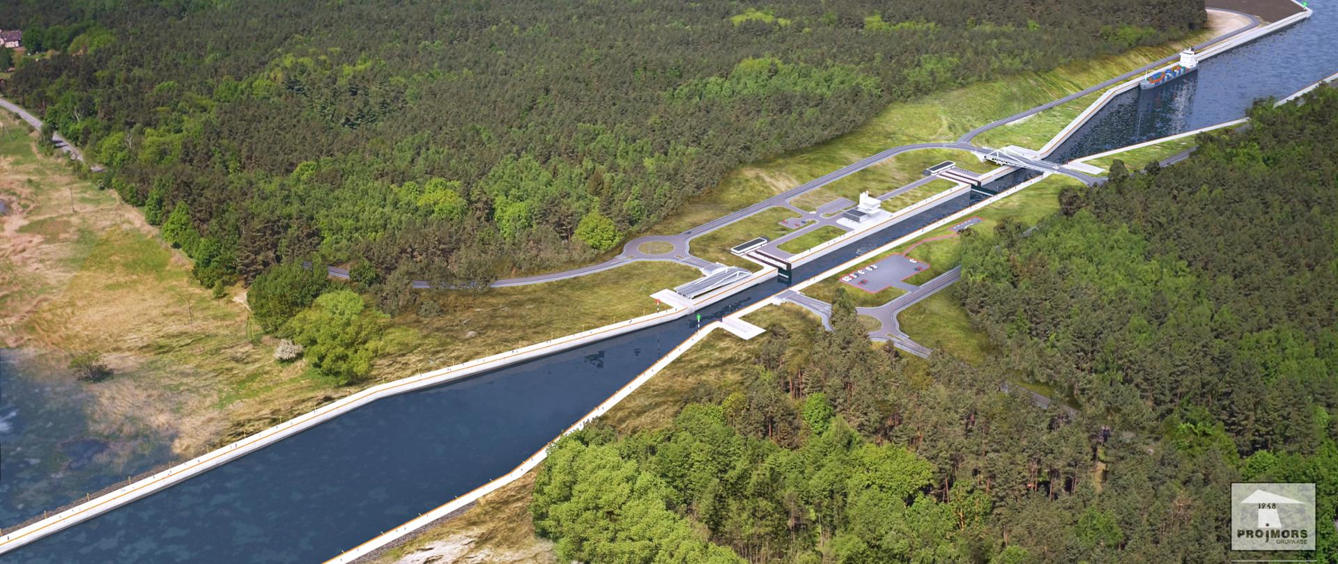 Wizualizacja - z lotu ptaka