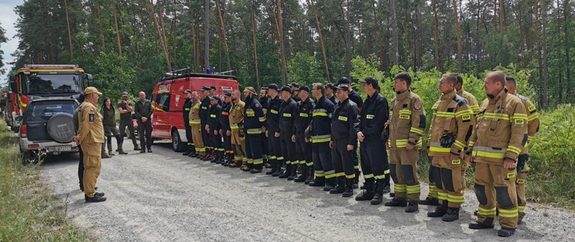 Ćwiczenia – zagrożenie pożarowe lasów w powiecie staszowskim