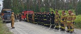 Ćwiczenia – zagrożenie pożarowe lasów w powiecie staszowskim.