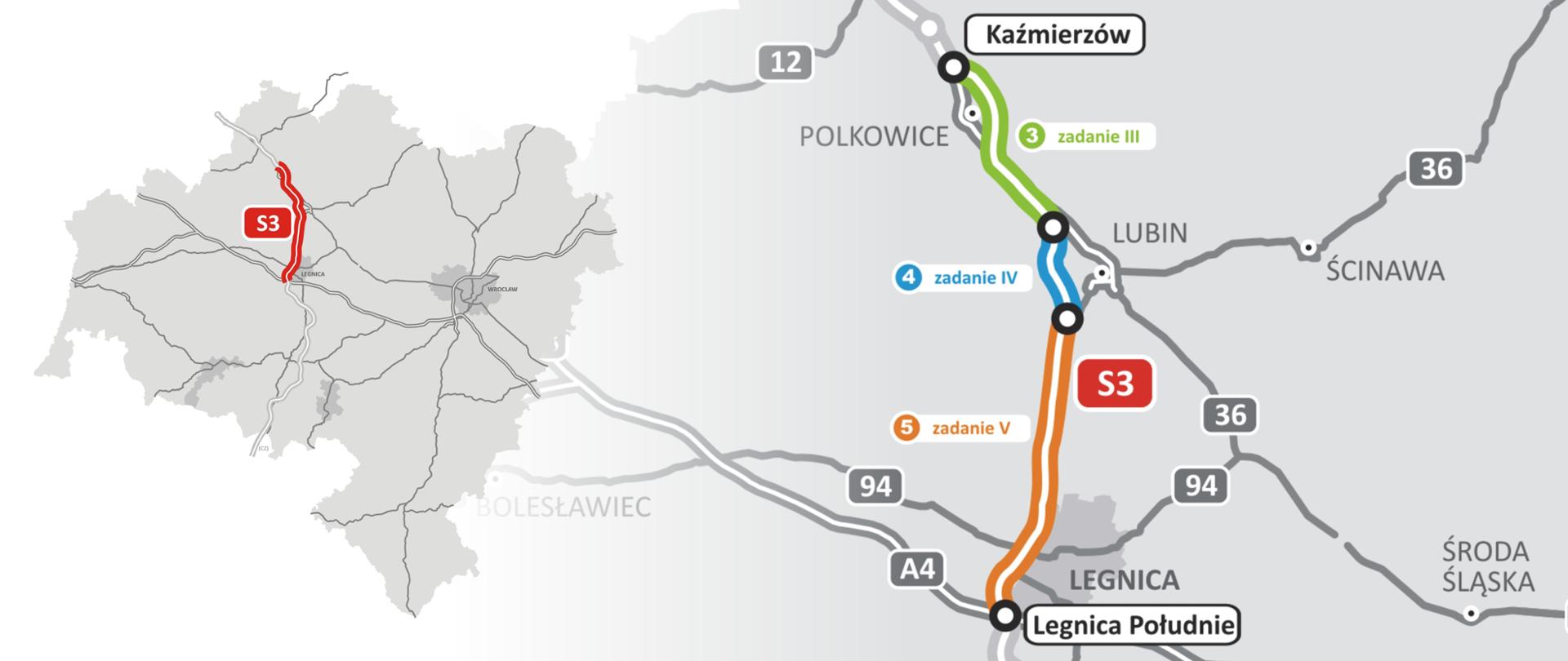 S3 Legnica - Lubin oddana do ruchu