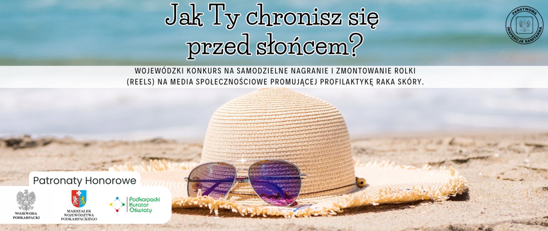 Plakat Wojewódzkiego konkursu pt_„Jak_Ty_chronisz_się_przed_słońcem”