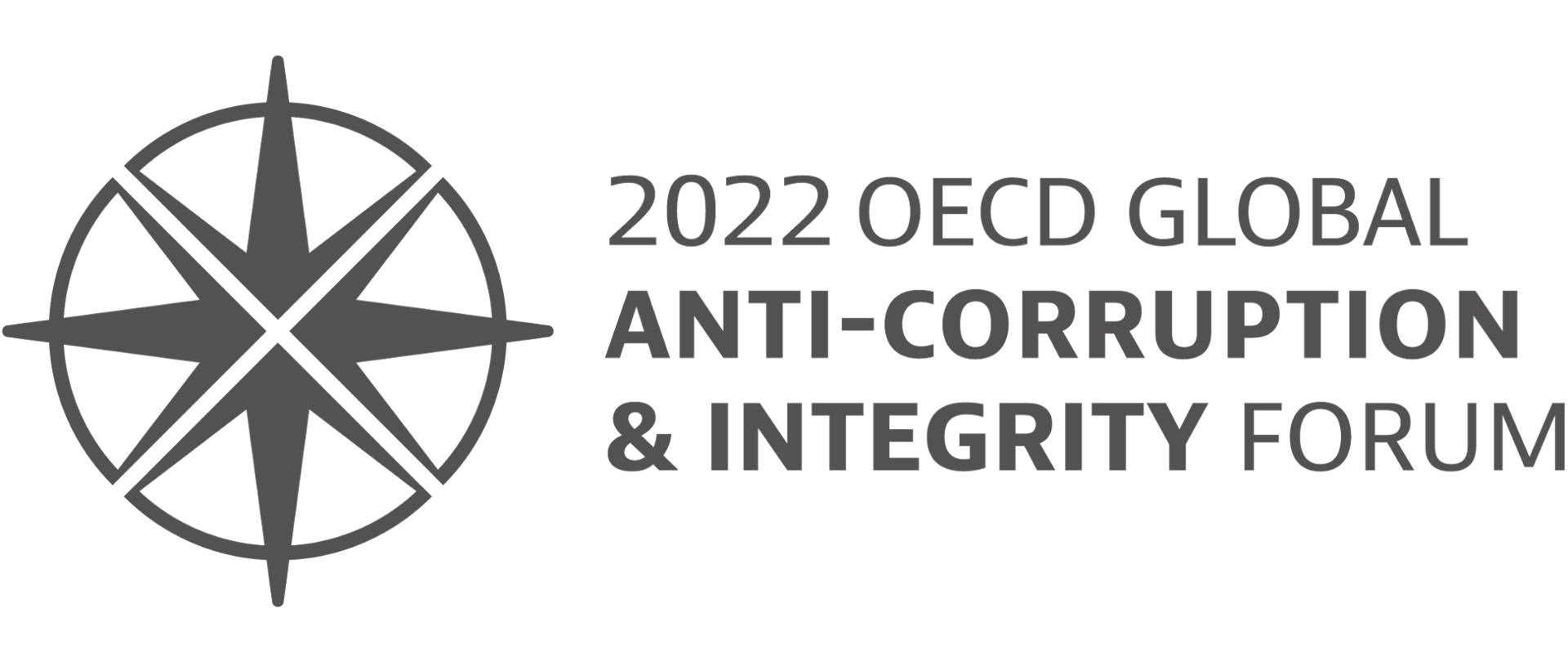 Logo Globalnego Forum OECD ds. Uczciwości i Zwalczania Korupcji