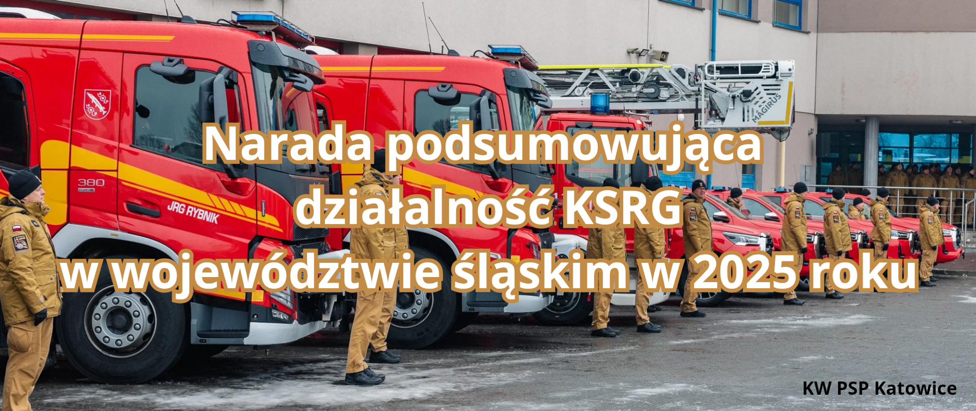 Narada podsumowująca działalność KSRG w woj. śląskim w 2025 roku