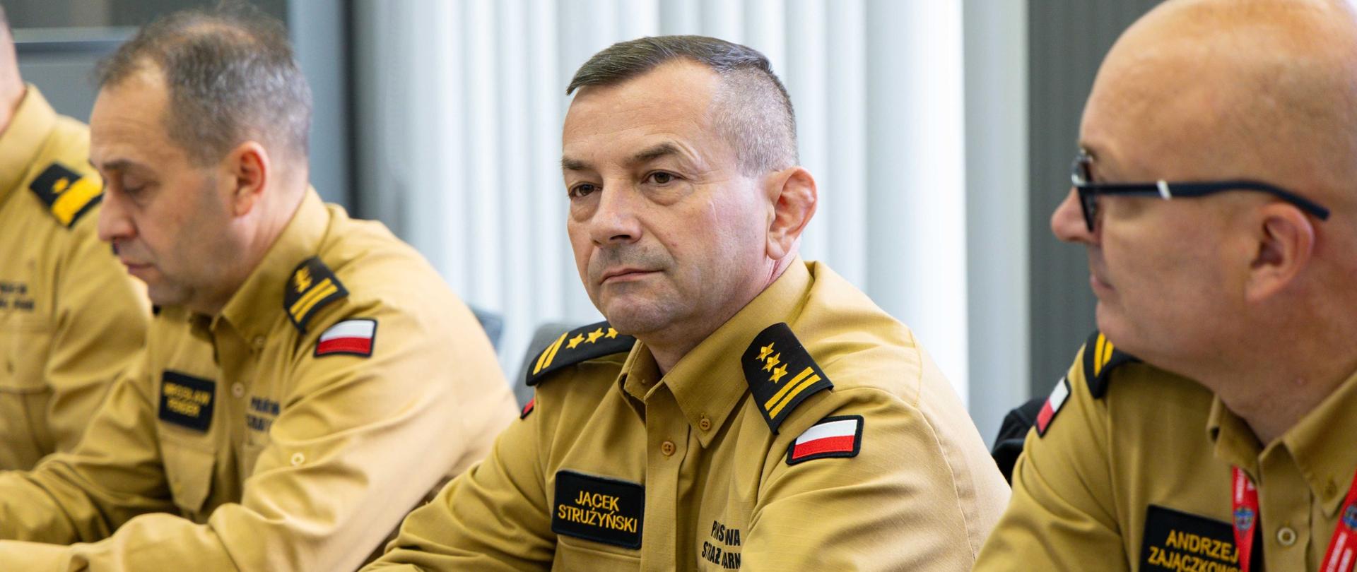 Odprawa kadry kierowniczej w Komendzie Głównej PSP