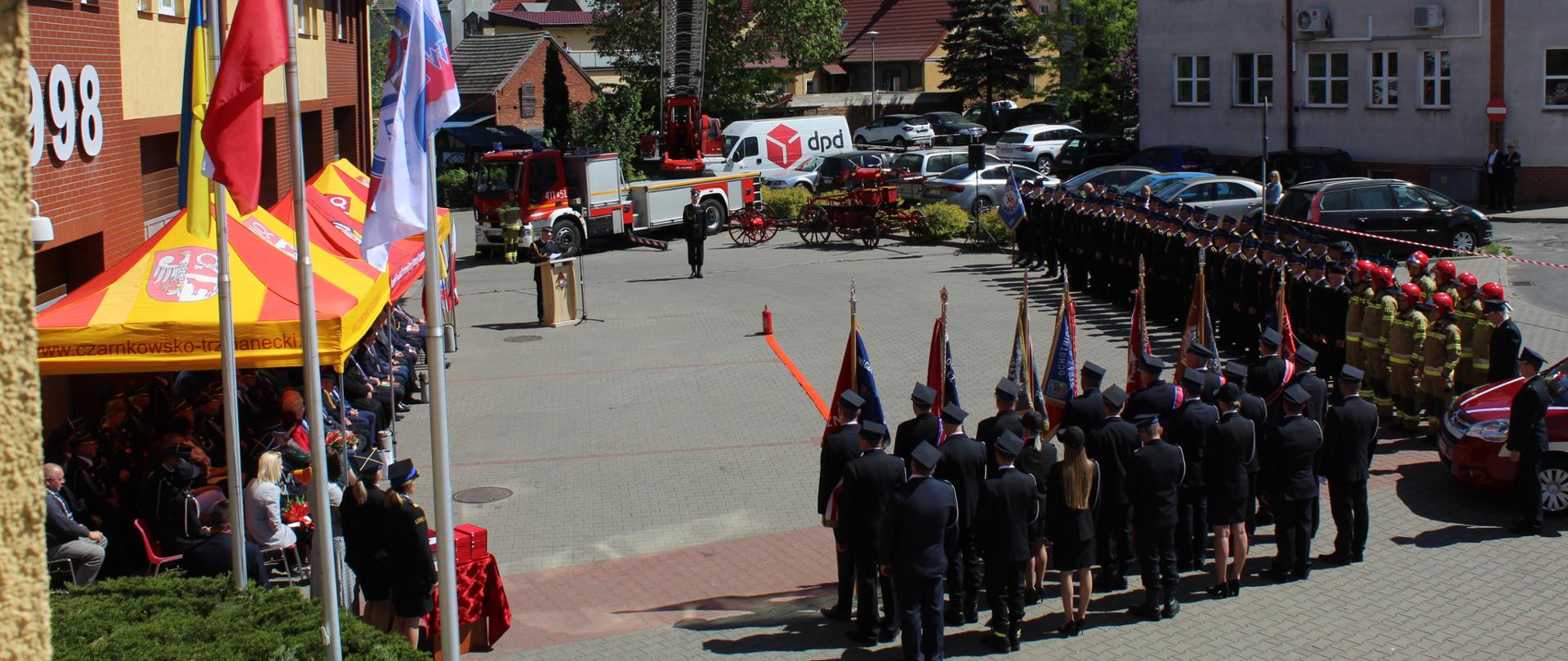 Widok na zbiórkę z góry