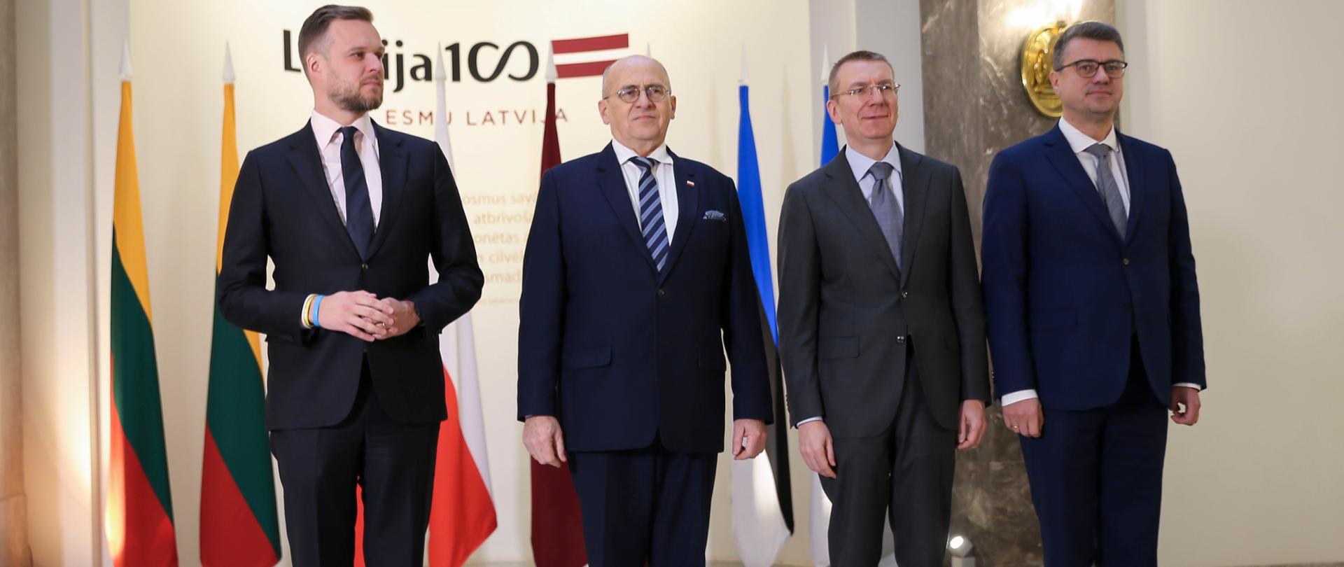 Wizyta Ministra Raua w Rydze z Ministrami Spraw Zagranicznych państw bałtyckich 