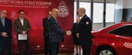 Wizyta Prezydenta w KM PSP w Jaworznie