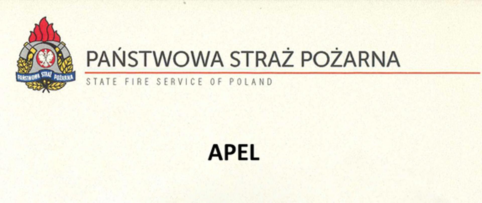 APEL KG PSP O ODDAWANIE OSOCZA