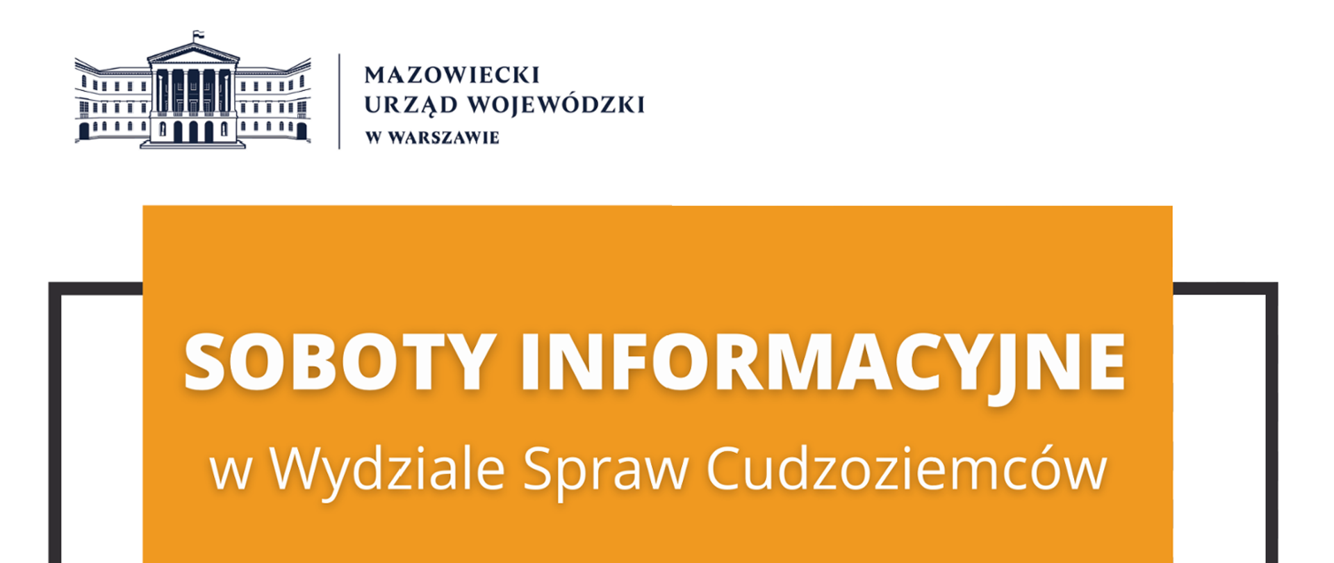 Soboty informacyjne z logo urzędu