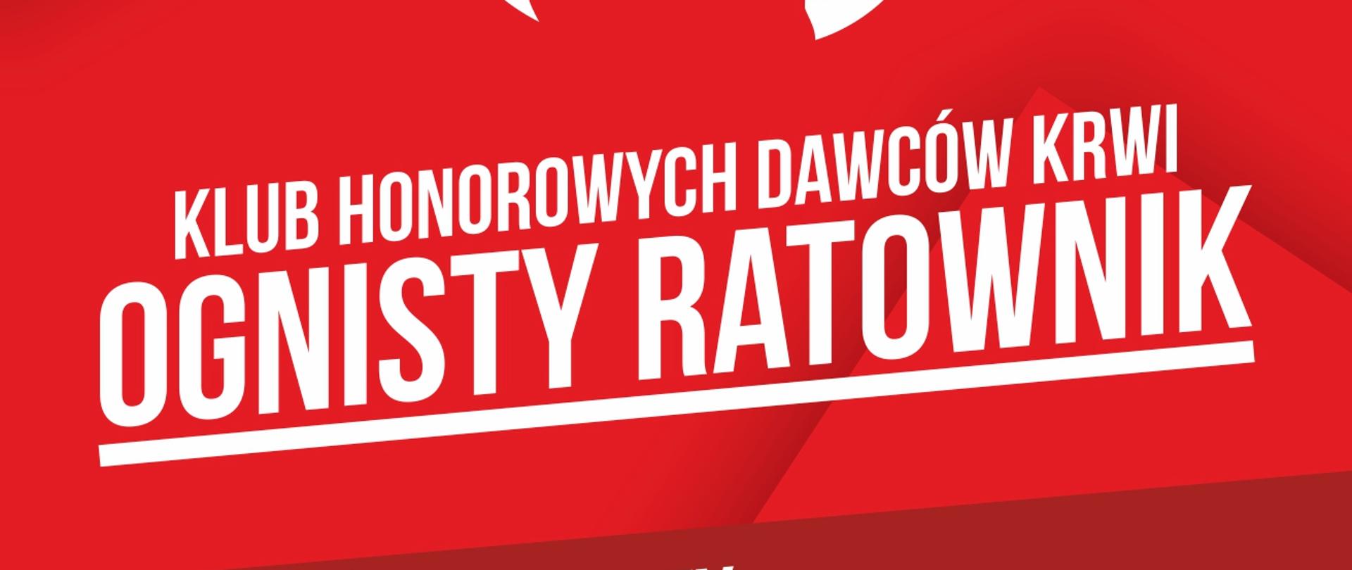 Logo HDK "Ognisty ratownik" przy KP PSP Limanowa