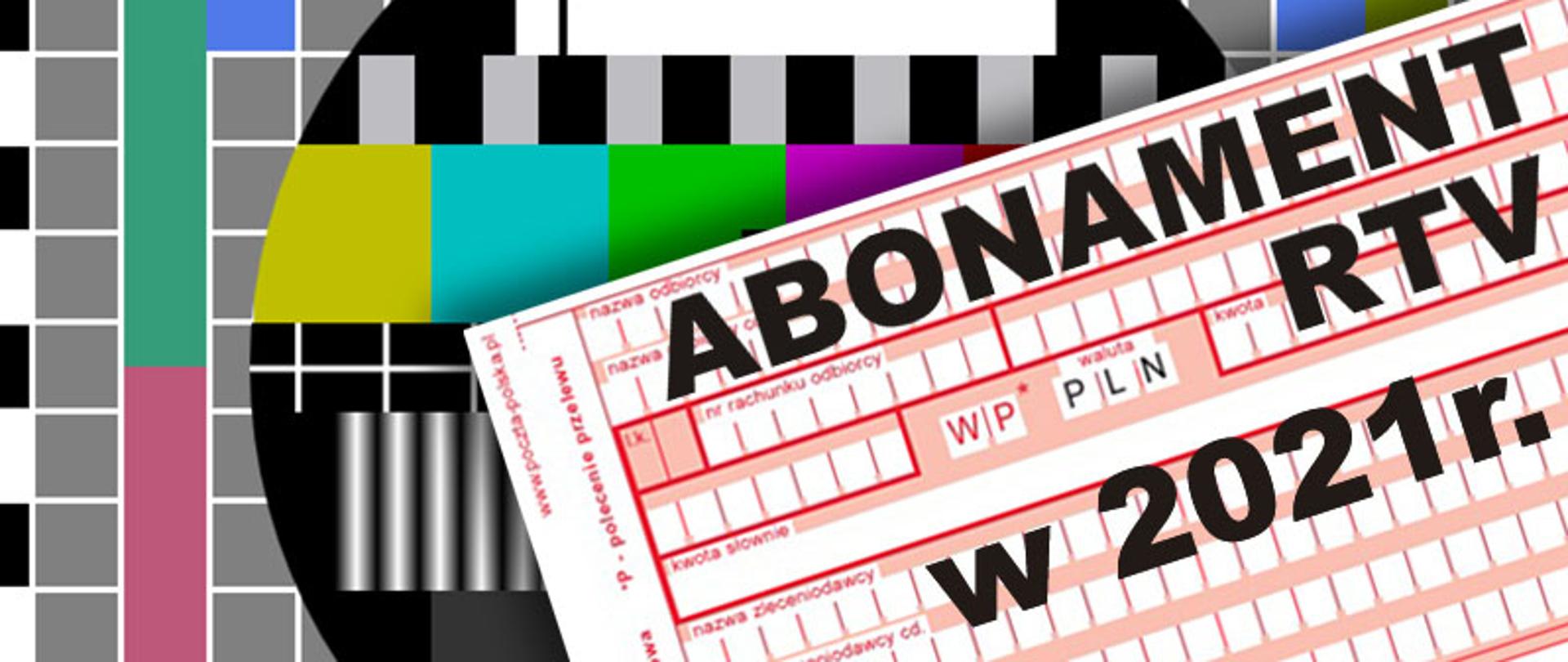 formularz opłaty abonamentowej