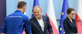 Oświadczenie Premiera Donalda Tuska, Sławosza Uznańskiego-Wiśniewskiego i Prezes Polskiej Agencji Kosmicznej Marty Ewy Wachowicz