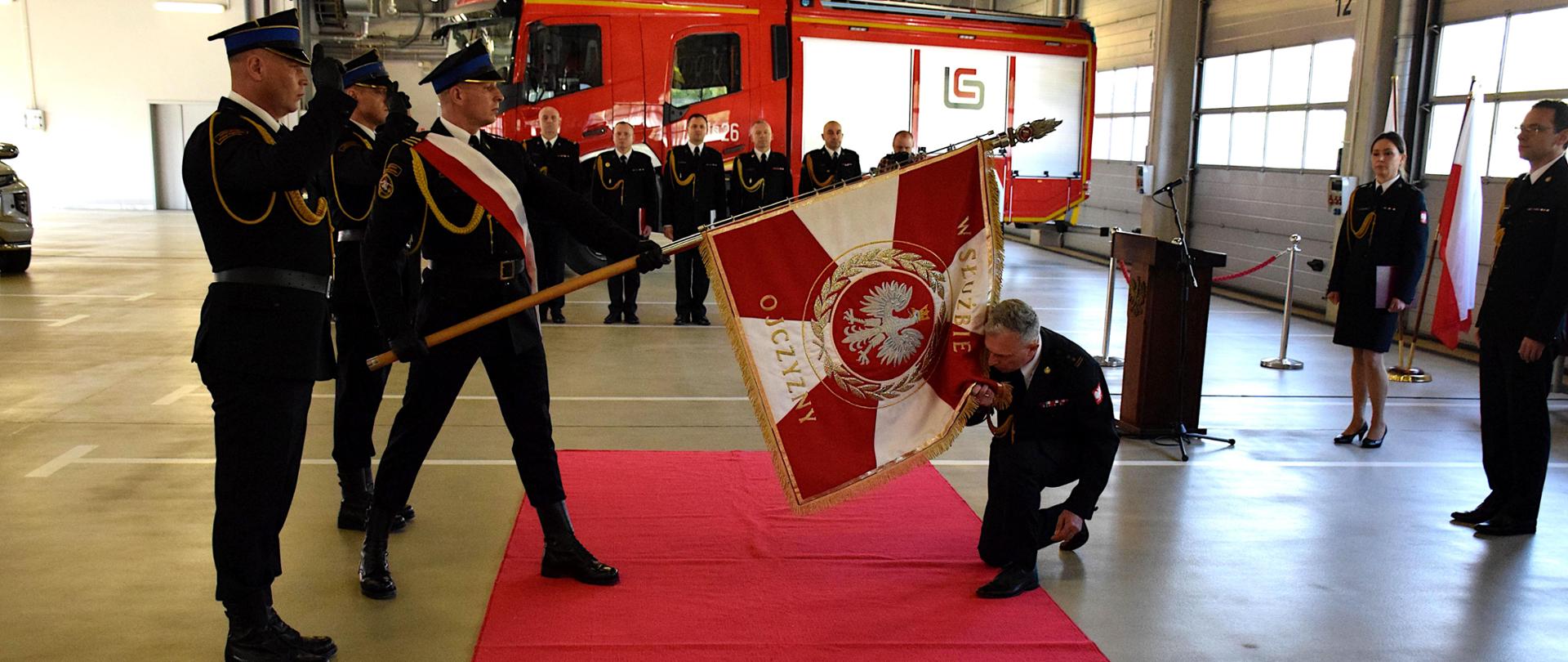 Uroczysta zbiórka z okazji powołania na stanowisko Komendanta Miejskiego PSP w Mysłowicach