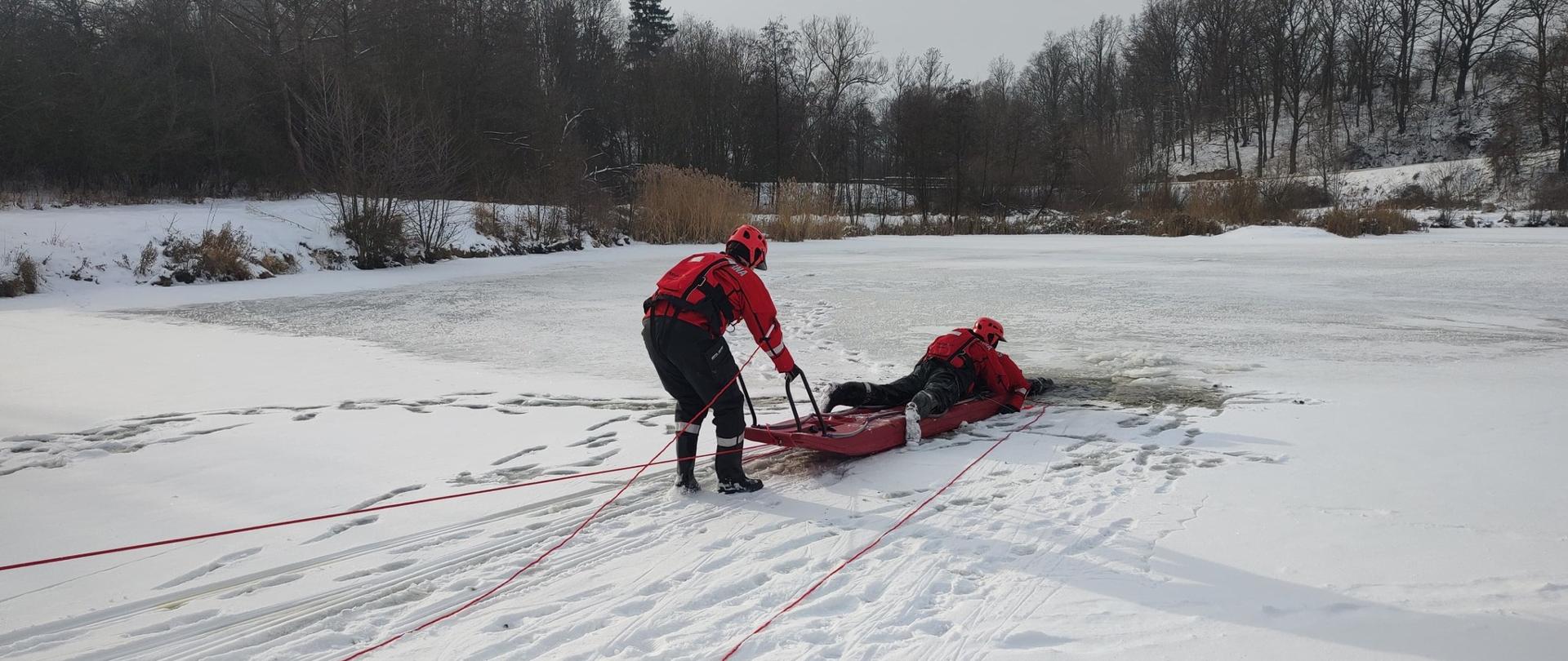 Ćwiczenia z zakresu ratownictwa lodowego
