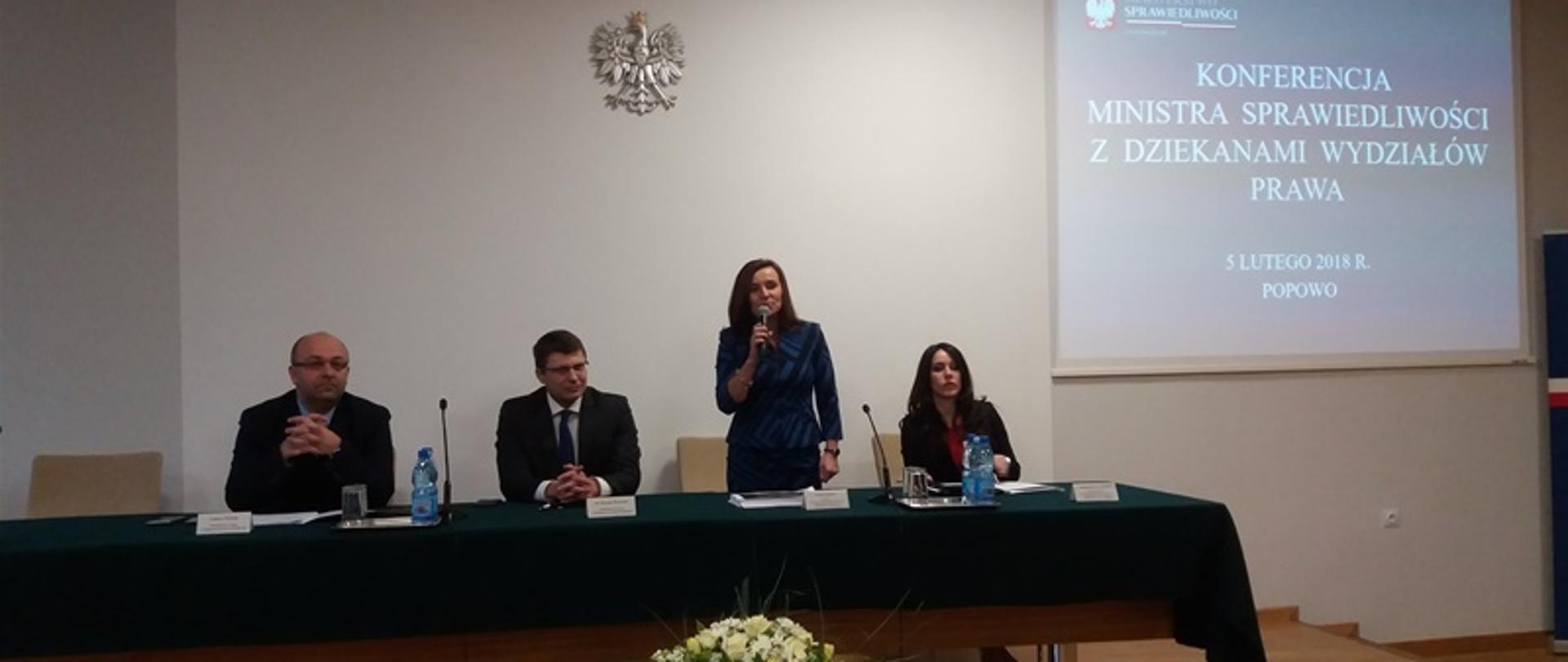 Wiceministrowie sprawiedliwości na konferencji z dziekanami Wydziałów Prawa