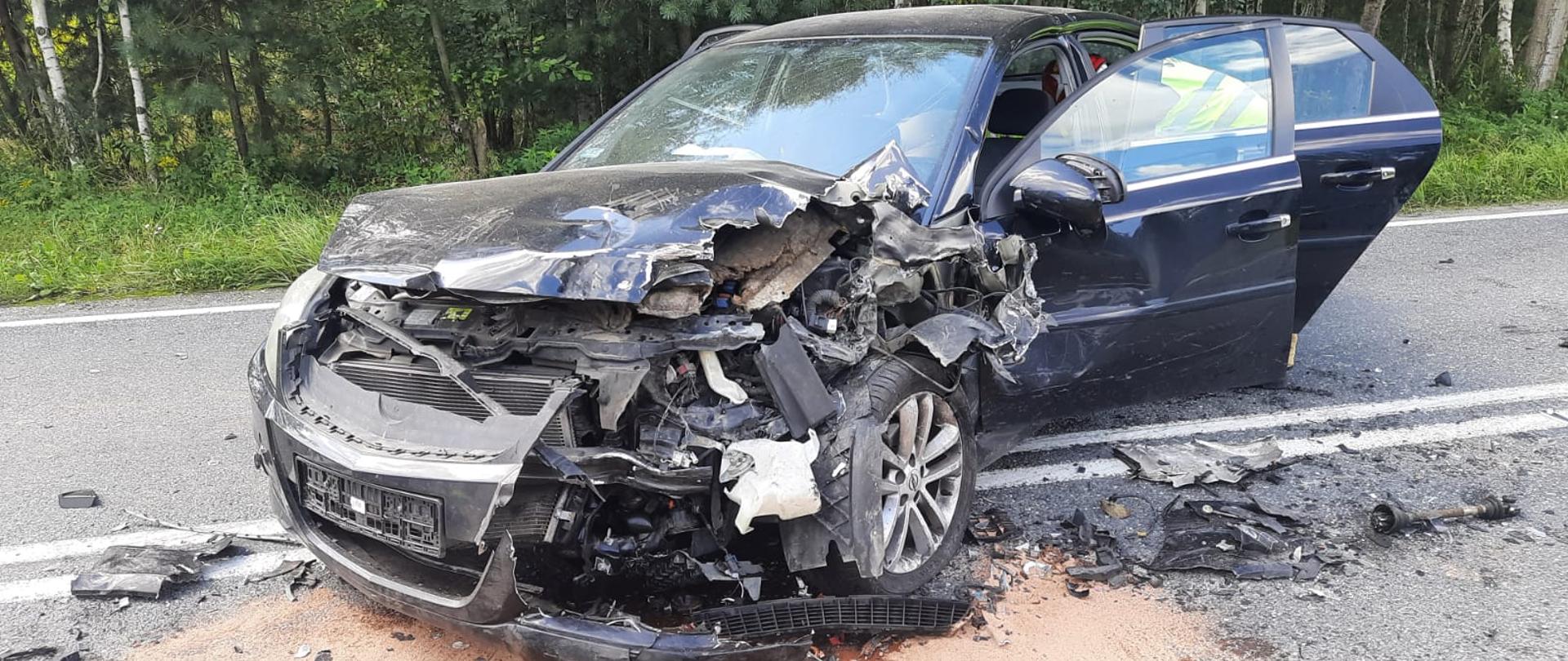 Wypadek komunikacyjny Rudy Rysie