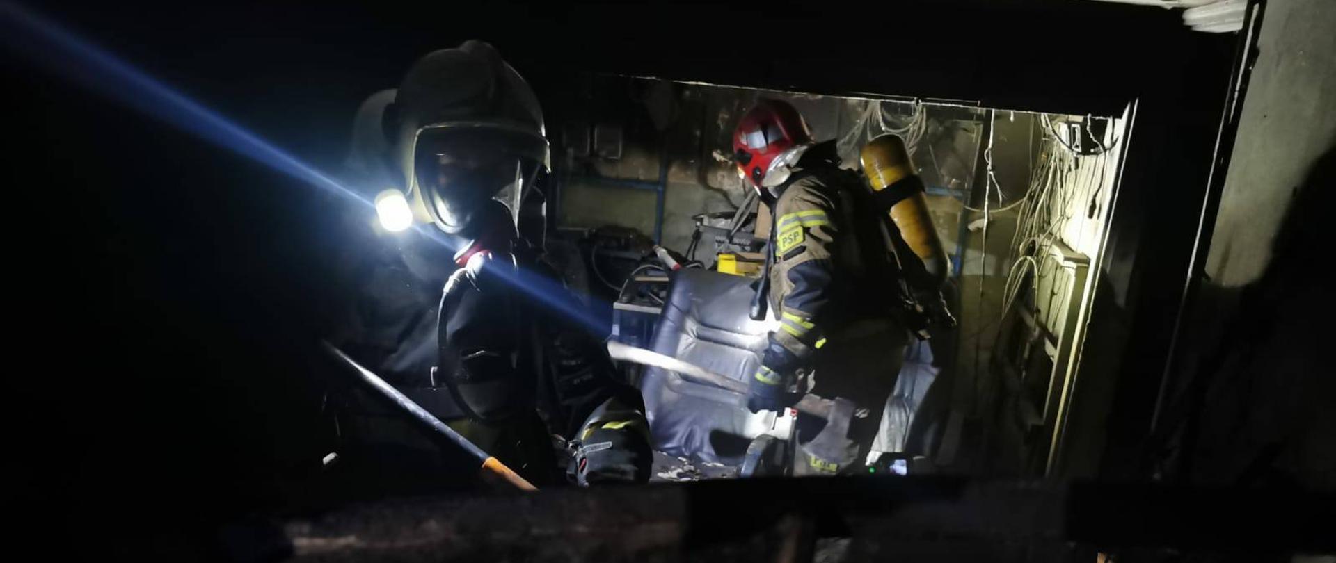 Pożar na terenie kopalni