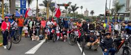 Przejazd rowerowy w Limie z okazji Światowego Dnia Roweru