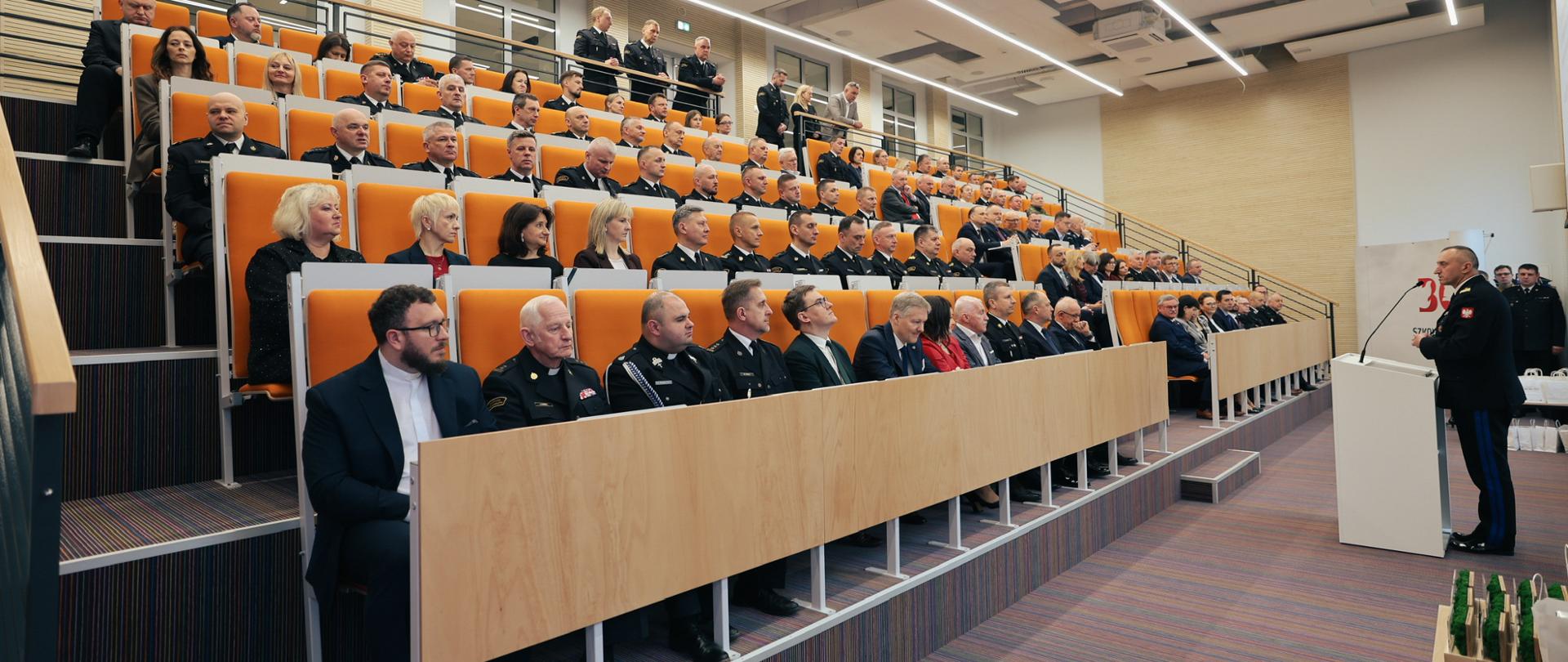 Uroczyste otwarcie Branżowego Centrum Umiejętności w Szkole Aspirantów PSP w Krakowie