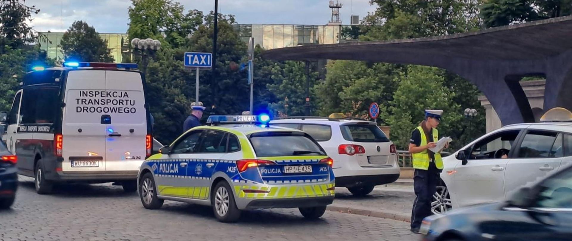 Pojazdy TAXI oraz pojazdy ITD i Policji
