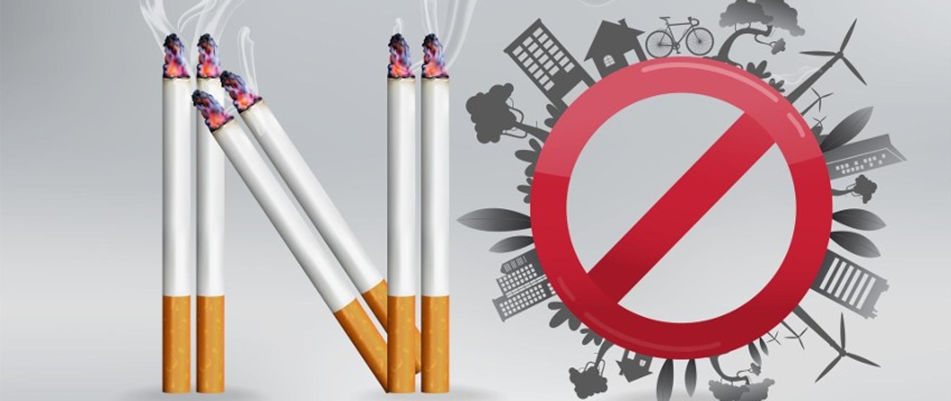 Baner Światowy Dzień bez papierosa 2023