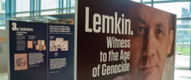 Wernisaż wystawy o Rafale Lemkinie w siedzibie ONZ w Nowym Jorku, fot. Itai Zweckr.