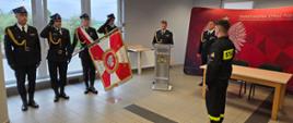 Nowy funkcjonariusz w szeregach kazimierskich strażaków