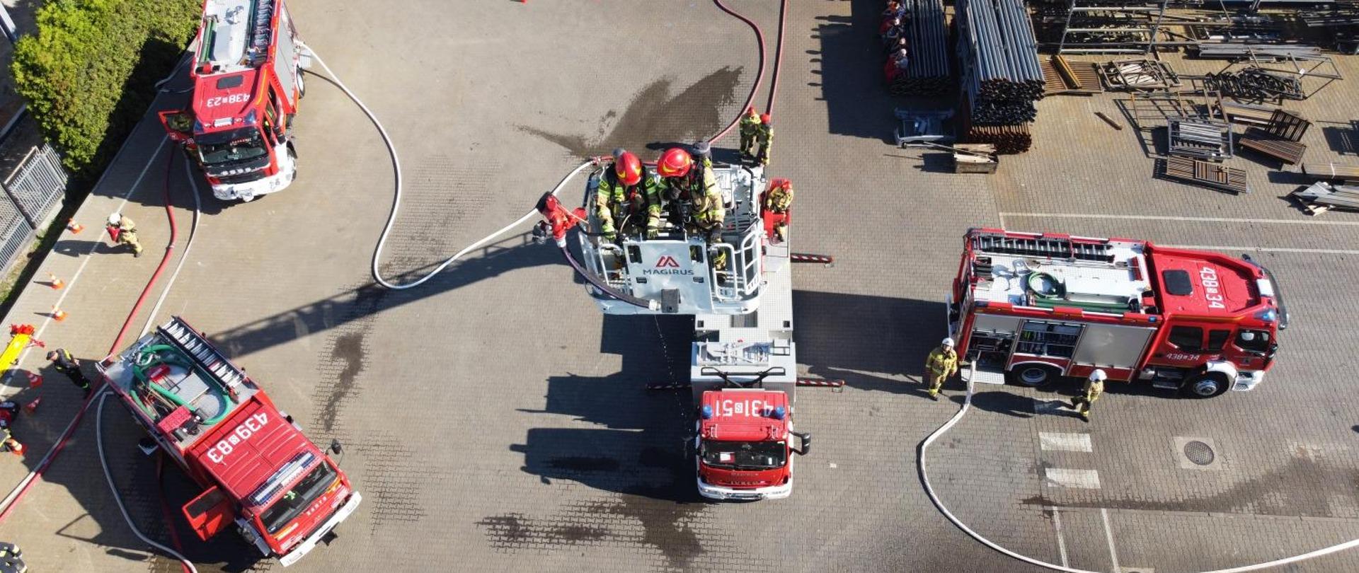 Strażackie ćwiczenia w Strumieniu