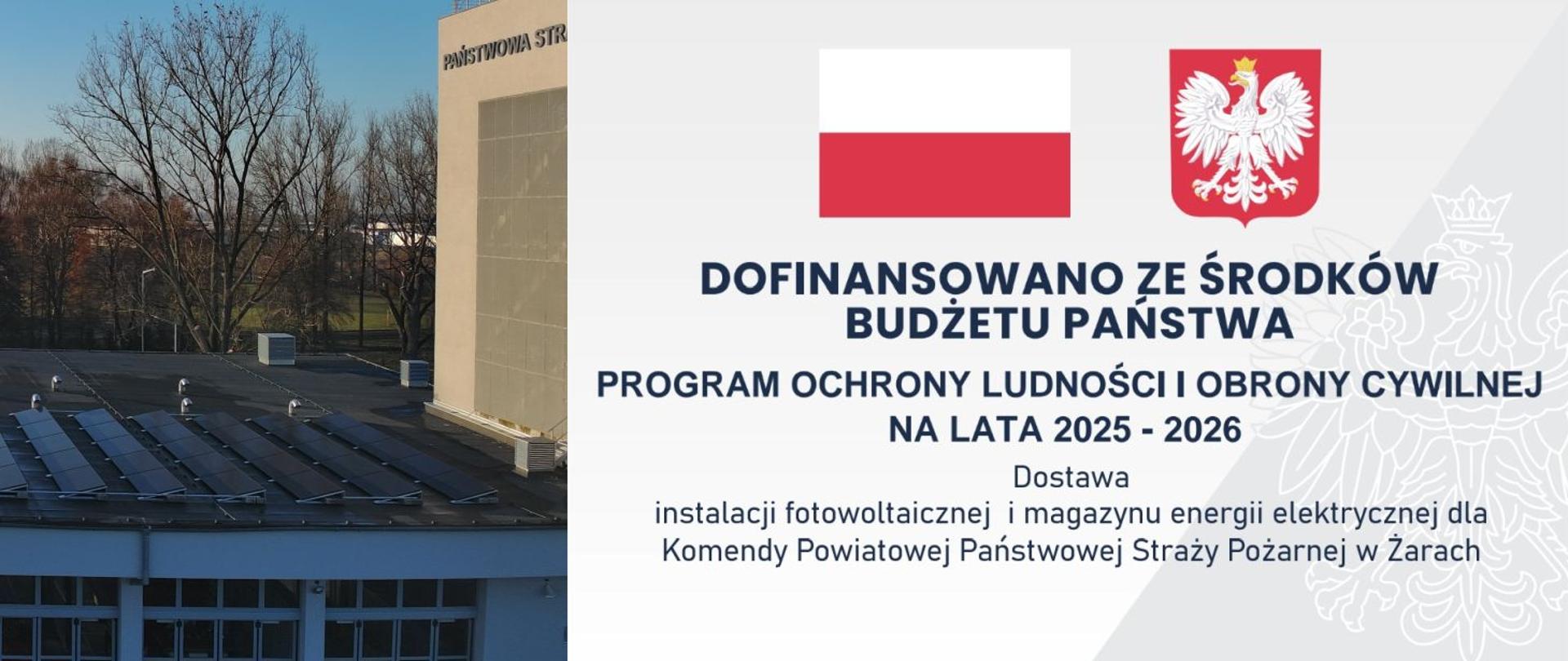 Dotacja OLiOC baner dotacji z fotografią realizacji po lewej stronie